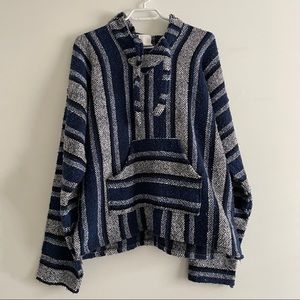 classic baja hoodie “drug rug” sweater